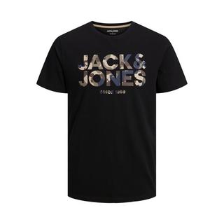JACK & JONES T-Shirt Camouflage Logo Print  