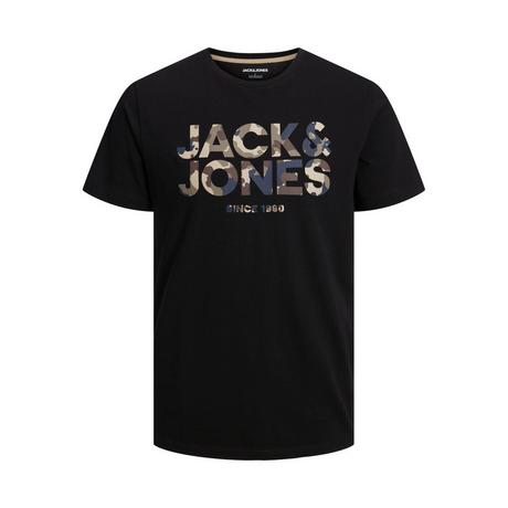 JACK & JONES T-Shirt Camouflage Logo Print  