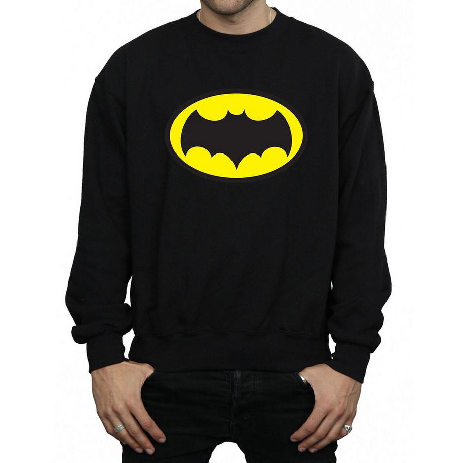 DC COMICS Batman Logo Col Rond Sweatshirt  