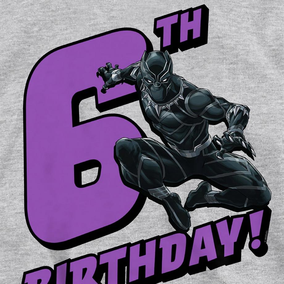 Black Panther  Sweat À Capuche 6ème Anniversaire 