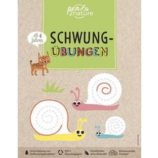 Schwungübungen für Kinder ab 4 Jahren. Übungen für Vorschulkinder pen2nature Copertina rigida 