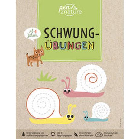 Schwungübungen für Kinder ab 4 Jahren. Übungen für Vorschulkinder pen2nature Copertina rigida 