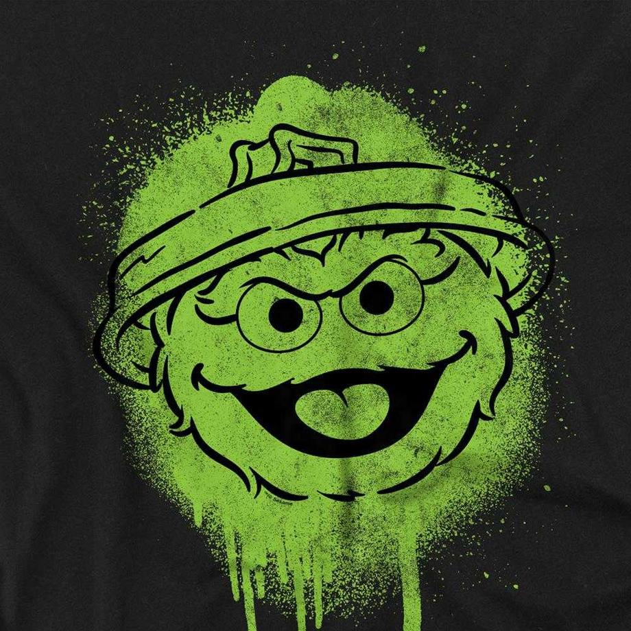 Sesame Street T-Shirt Manches Longues Spray Face  
