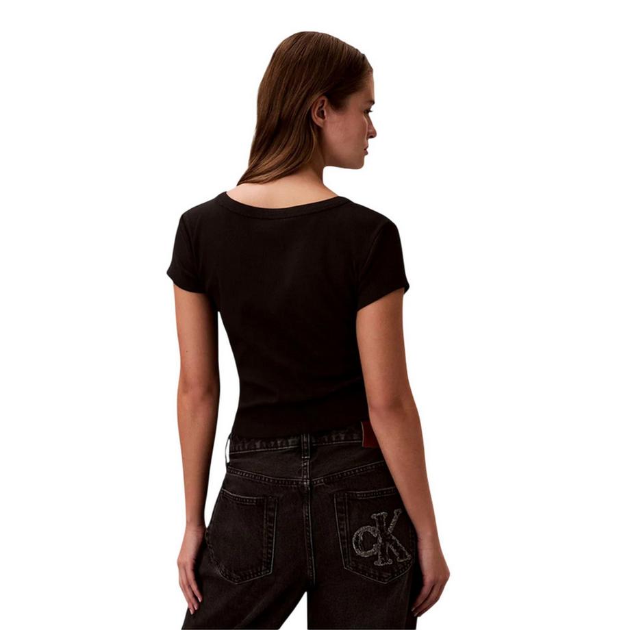 Calvin Klein  Kurzes Top, Gewebter Stoff 
