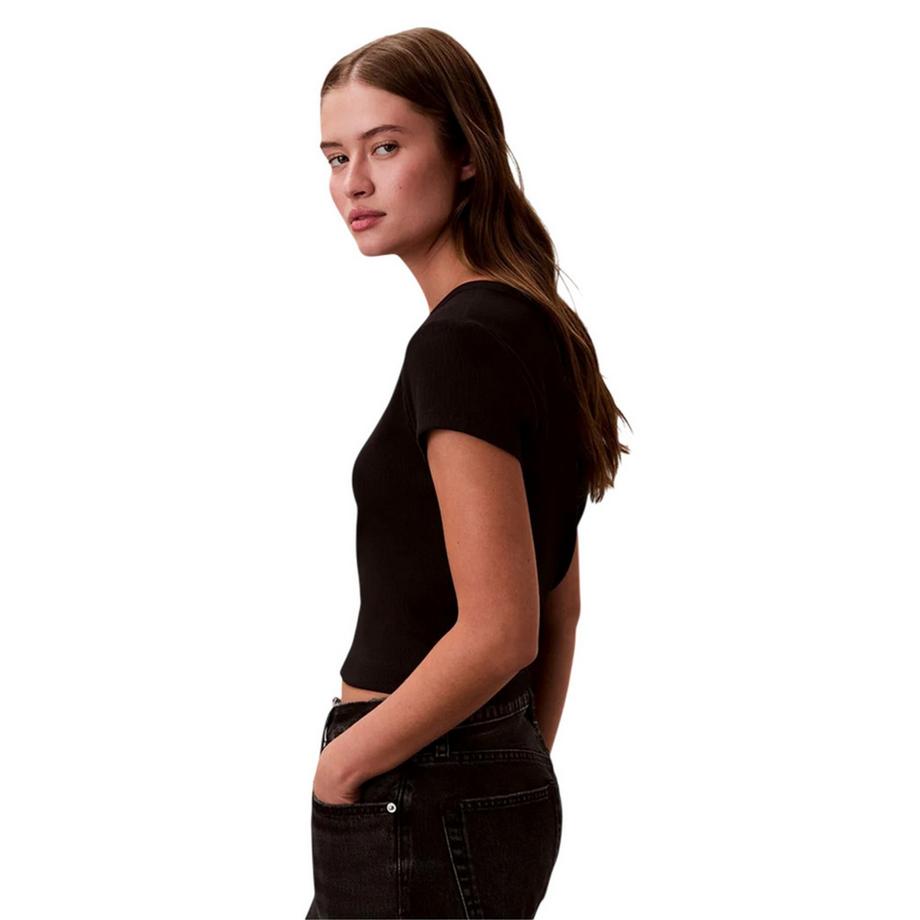 Calvin Klein  Kurzes Top, Gewebter Stoff 
