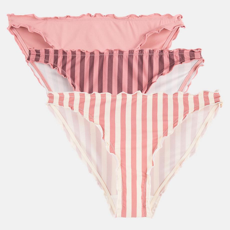 La Redoute Collections Lot de 3 bloomers en microfibre imprimée  