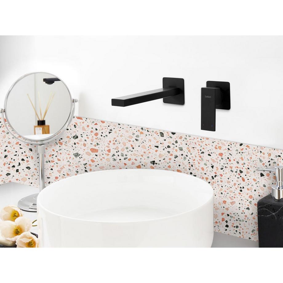 Beliani Robinet de lavabo mural en Laiton  ANTOFAGASTA  