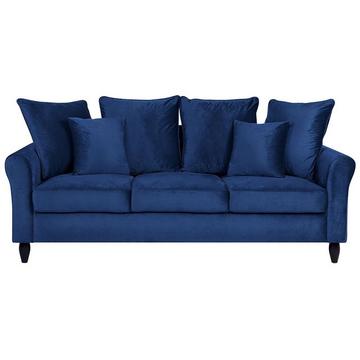 3 Sitzer Sofa aus Samtstoff Modern BORNHOLM