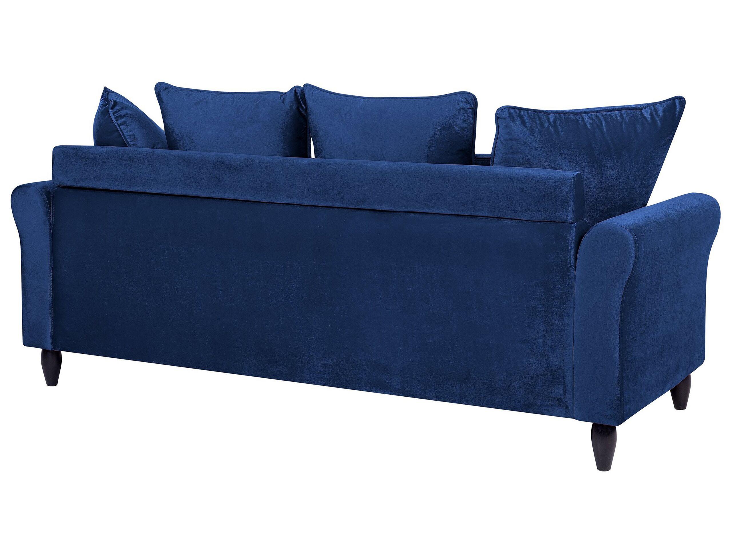 Beliani 3 Sitzer Sofa aus Samtstoff Modern BORNHOLM  