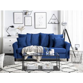 Beliani 3 Sitzer Sofa aus Samtstoff Modern BORNHOLM  