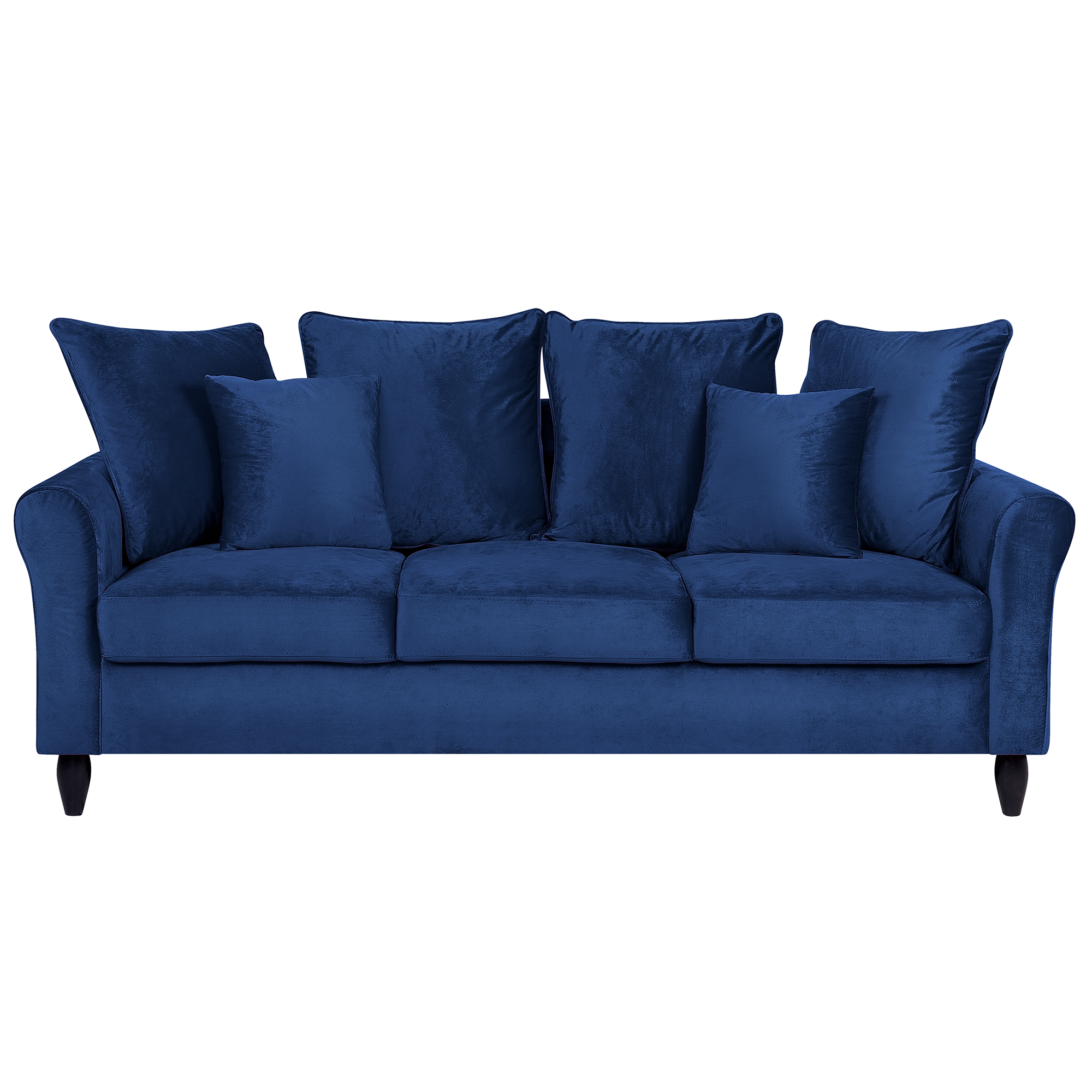 Beliani 3 Sitzer Sofa aus Samtstoff Modern BORNHOLM  