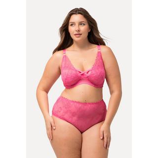 Ulla Popken Soutien-gorge à armatures Rubans Fantaisie Dentelle Cœurs High Apex  