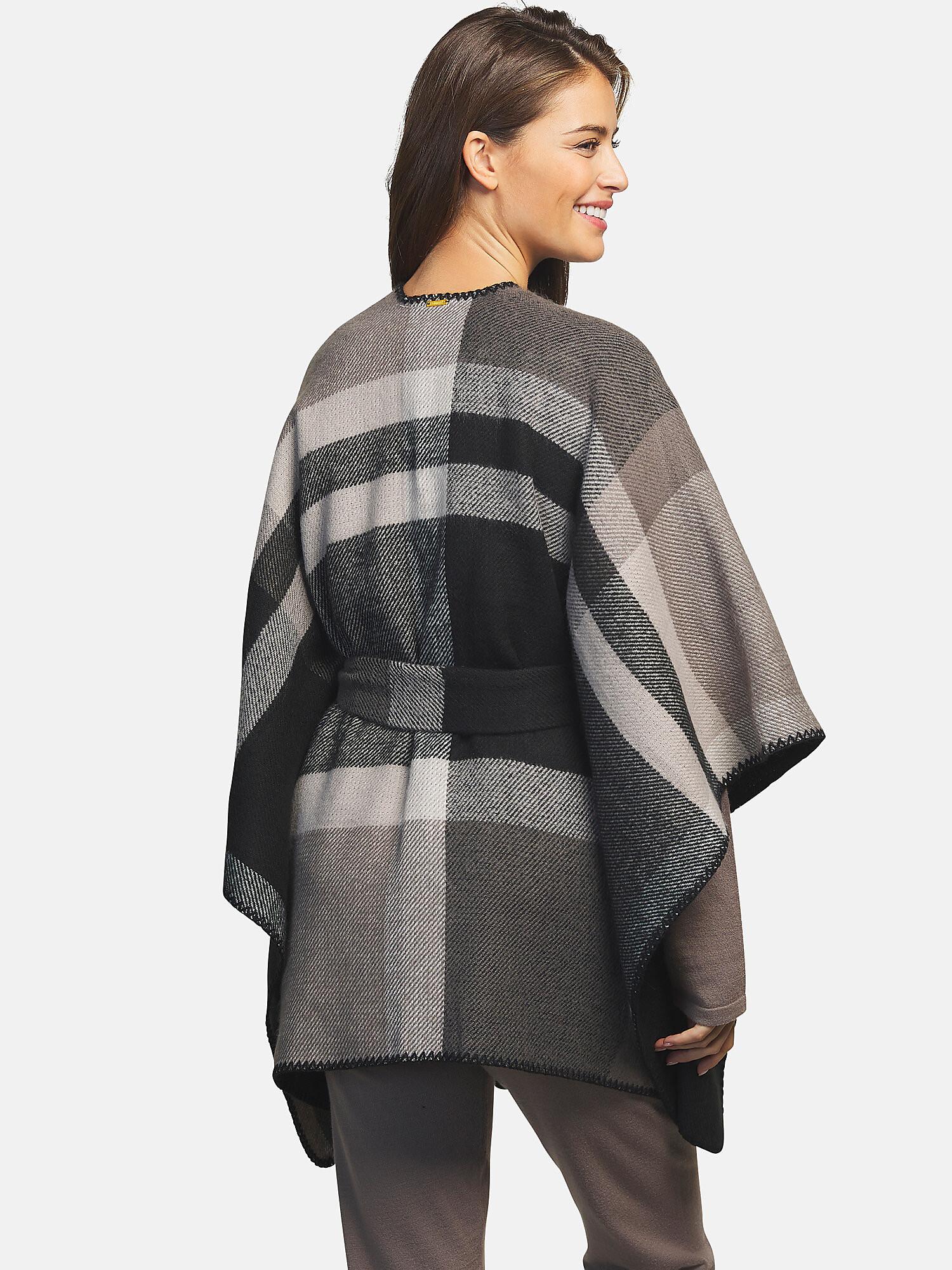 Selmark  Poncho mit Gürtel Complementos Romantica 