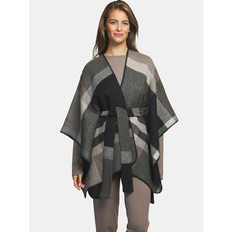 Selmark  Poncho mit Gürtel Complementos Romantica 