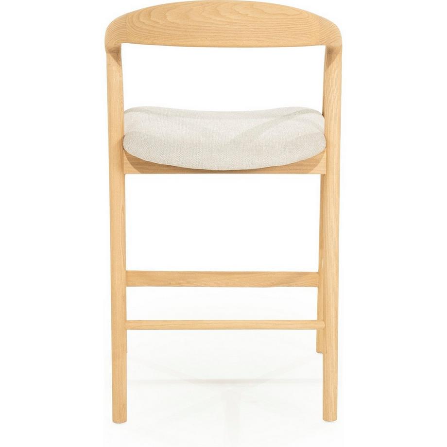 mutoni Sedia da bar Rayven natural - bassa  