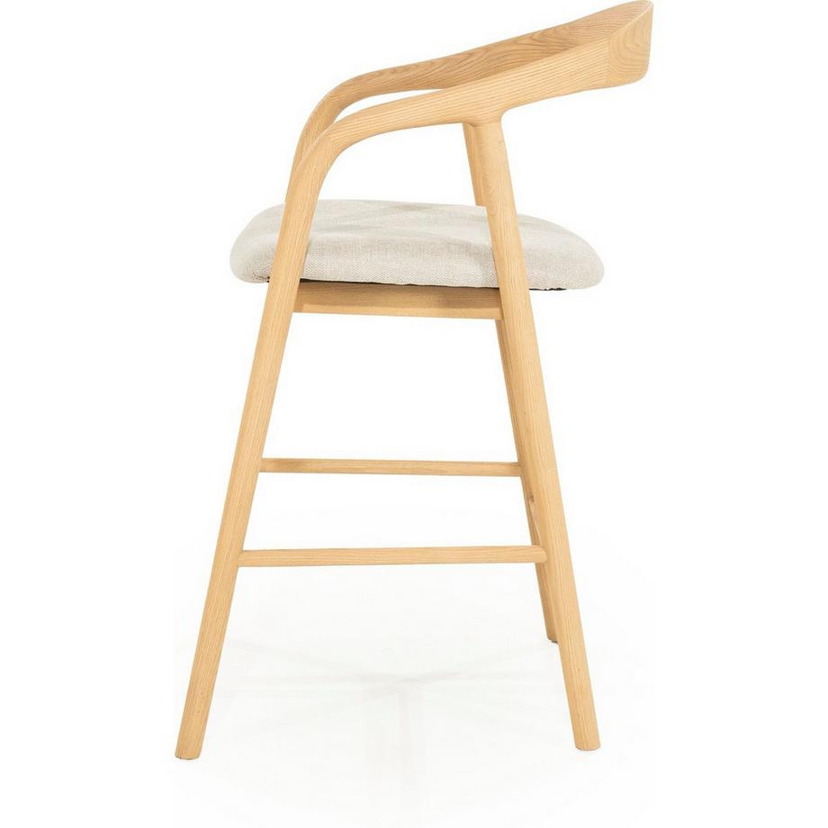 mutoni Sedia da bar Rayven natural - bassa  