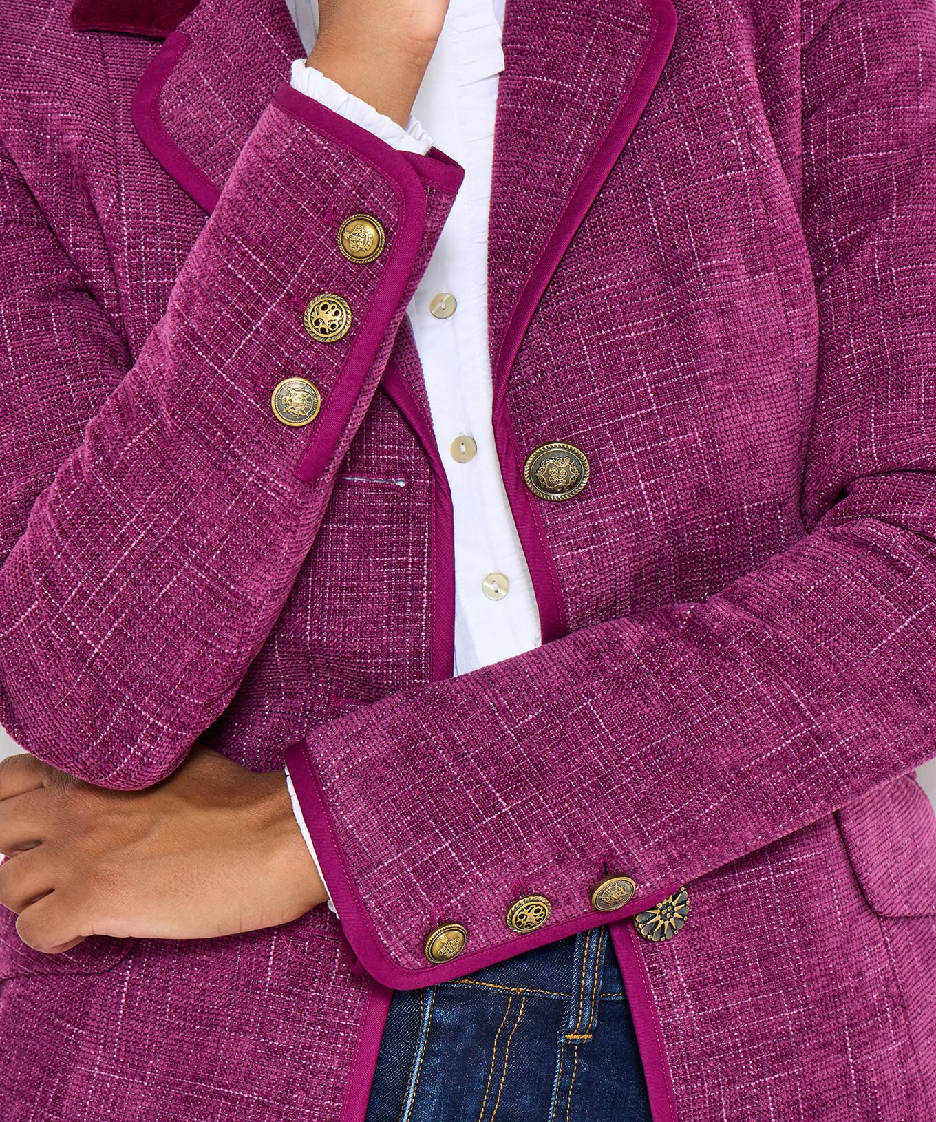 Joe Browns Blazer Carreaux Simple Boutonnage  