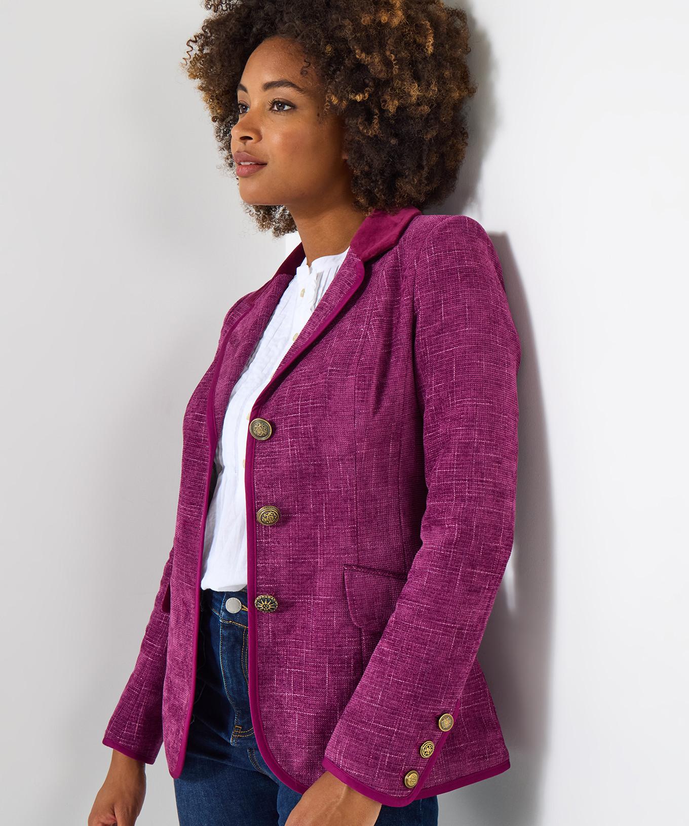 Joe Browns Blazer Carreaux Simple Boutonnage  