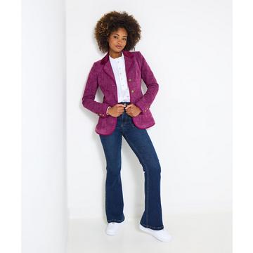 Veste à carreaux à simple boutonnage