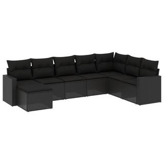 VidaXL set divano da giardino Polirattan  