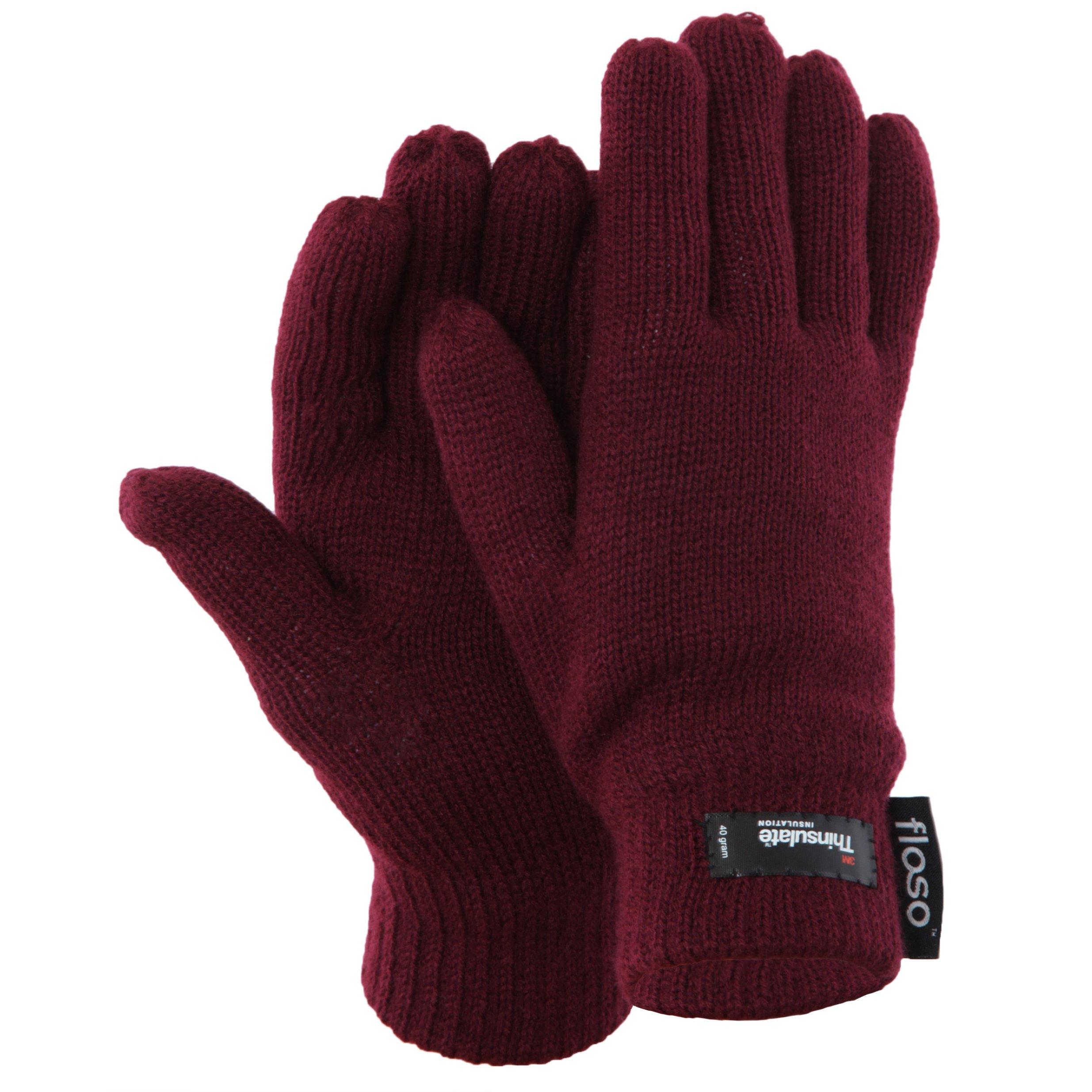 Image of Floso THINSULATE Thermal Gestrickte Handschuhe (3M 40g) - ONE SIZE