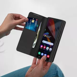 Avizar  Coque Z Fold 3 clapet amovible Noir 