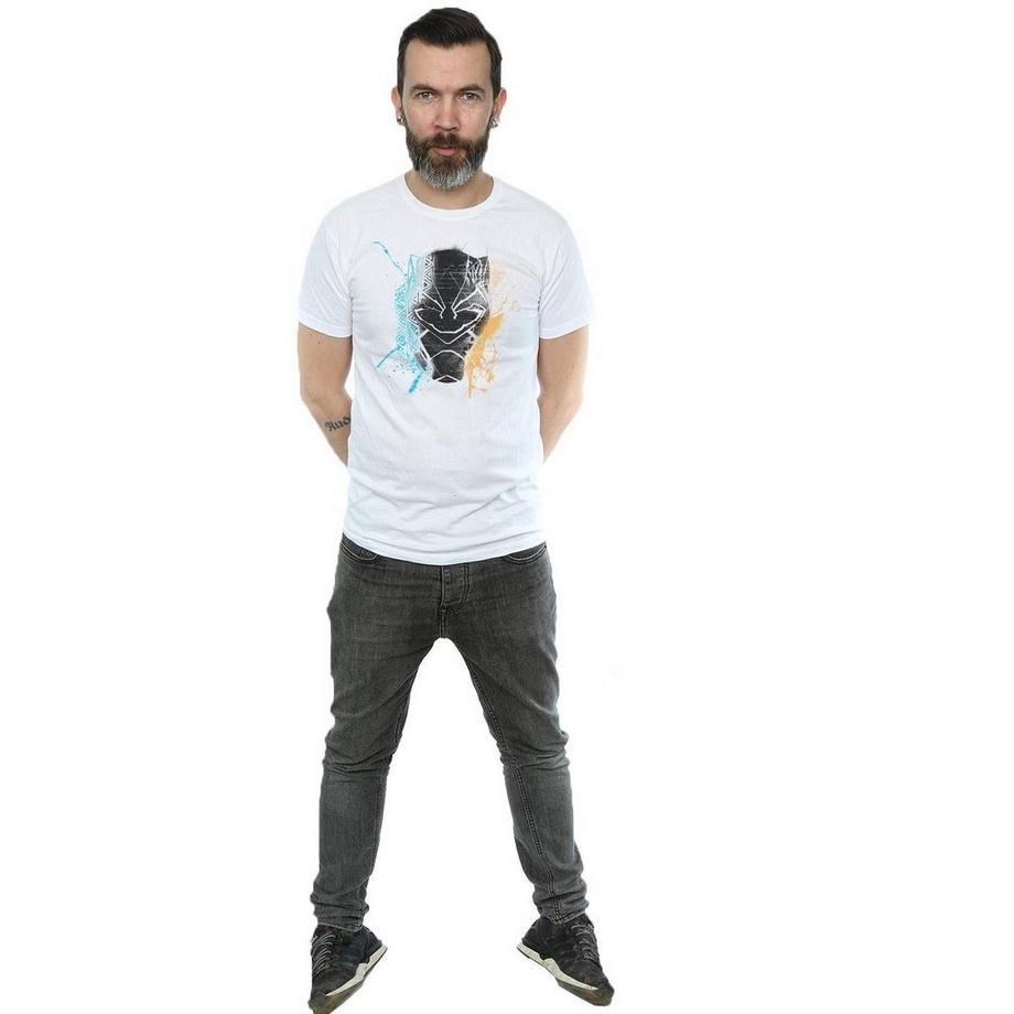 MARVEL Black Panther Mask Splatter T-Shirt  