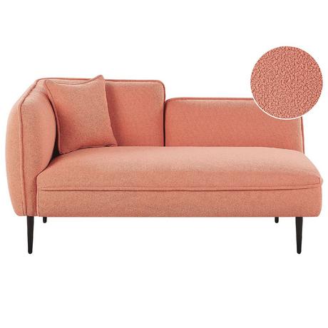 Beliani Chaise longue en Bouclé Moderno CHEVANNES  