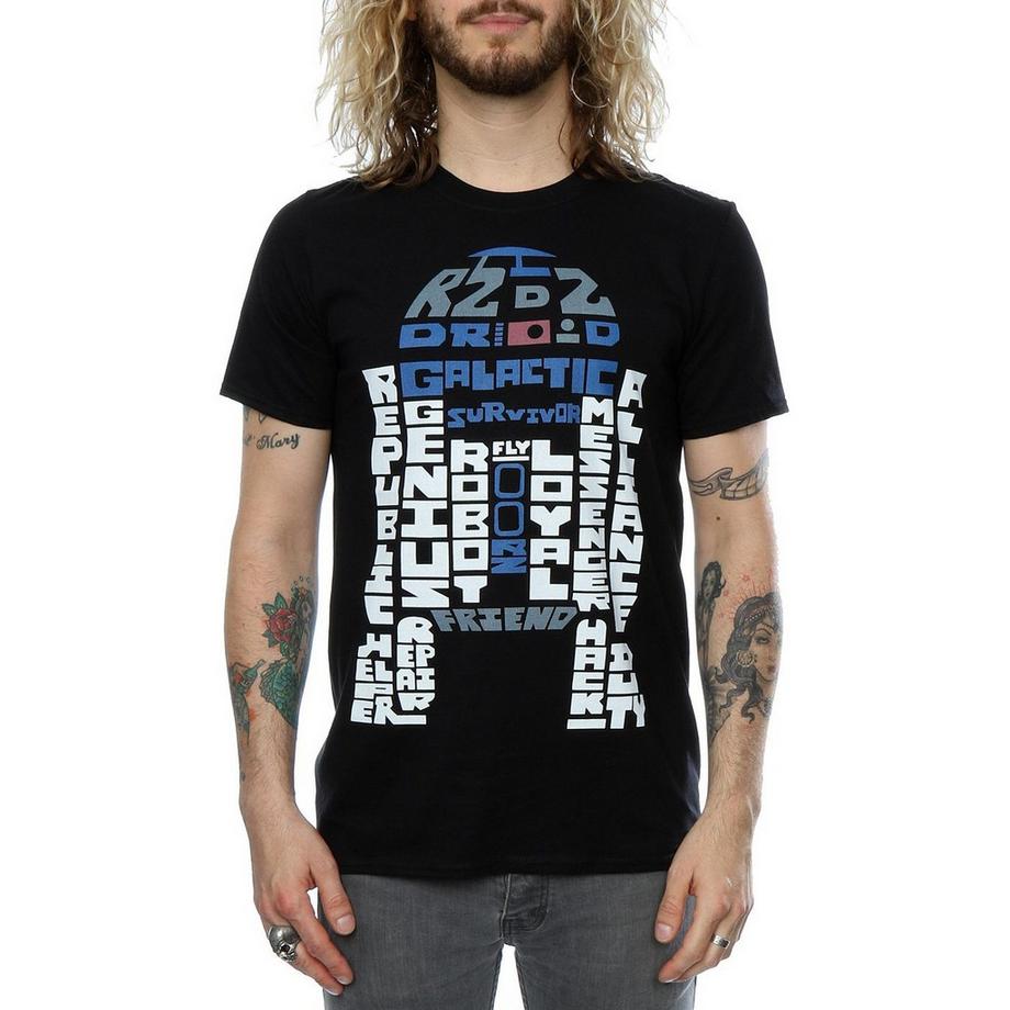 STAR WARS Star Wars R2-D2 T-Shirt Stampa Grafica  