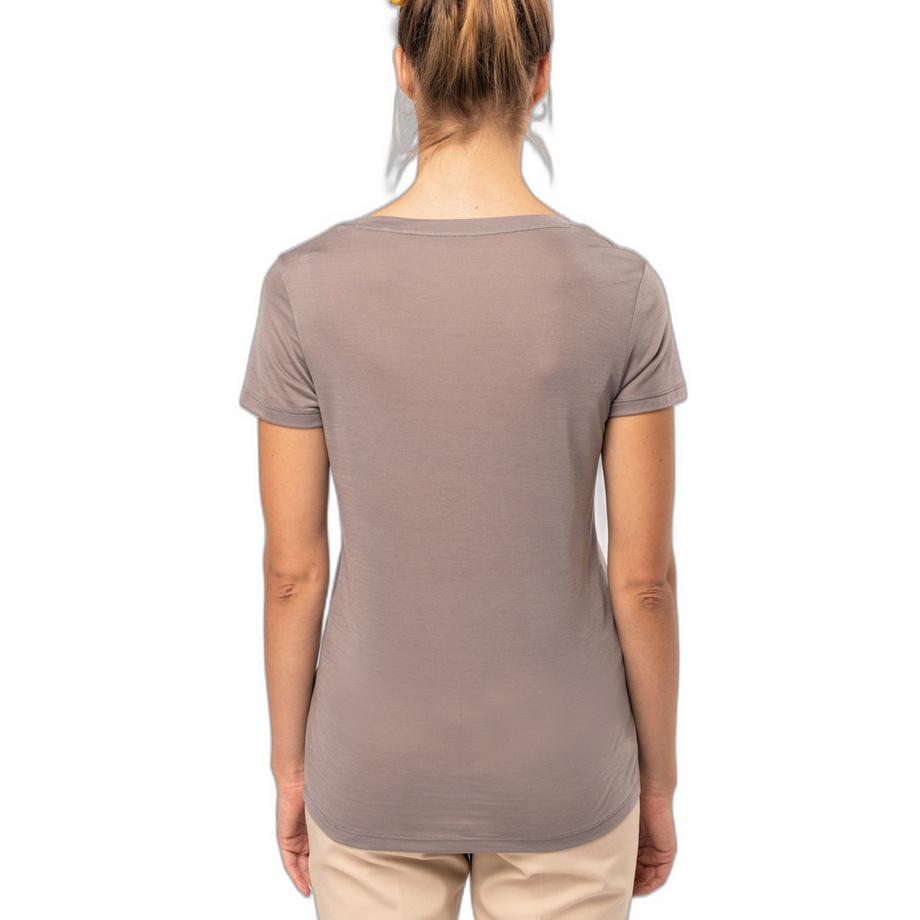 Kariban Yoce Tencel Col V Manches Courtes T-Shirt  