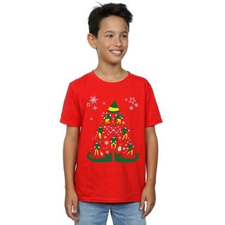 Elf  Christmas Tree TShirt 