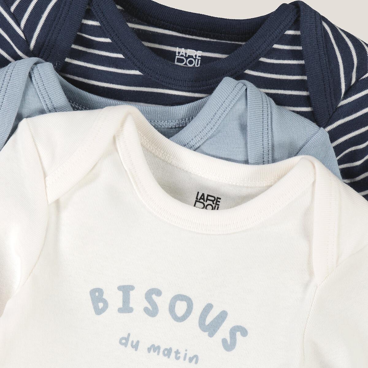 La Redoute Collections  3er-Pack langärmelige Bodys 