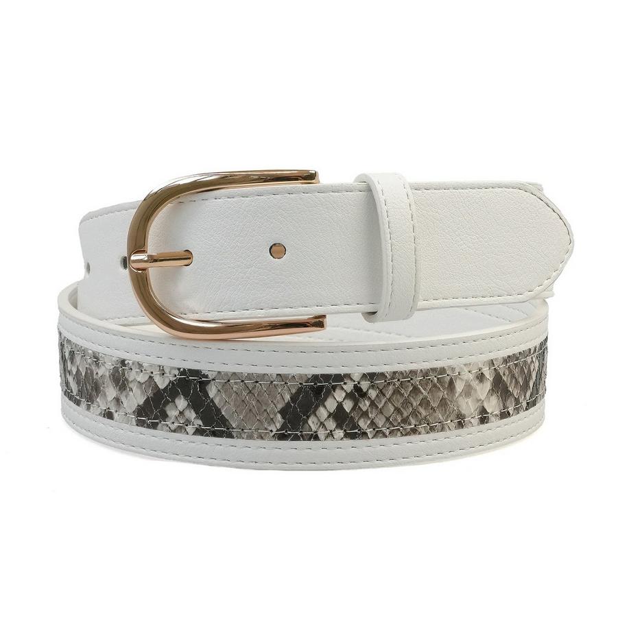 Ceinture double imprimé serpent