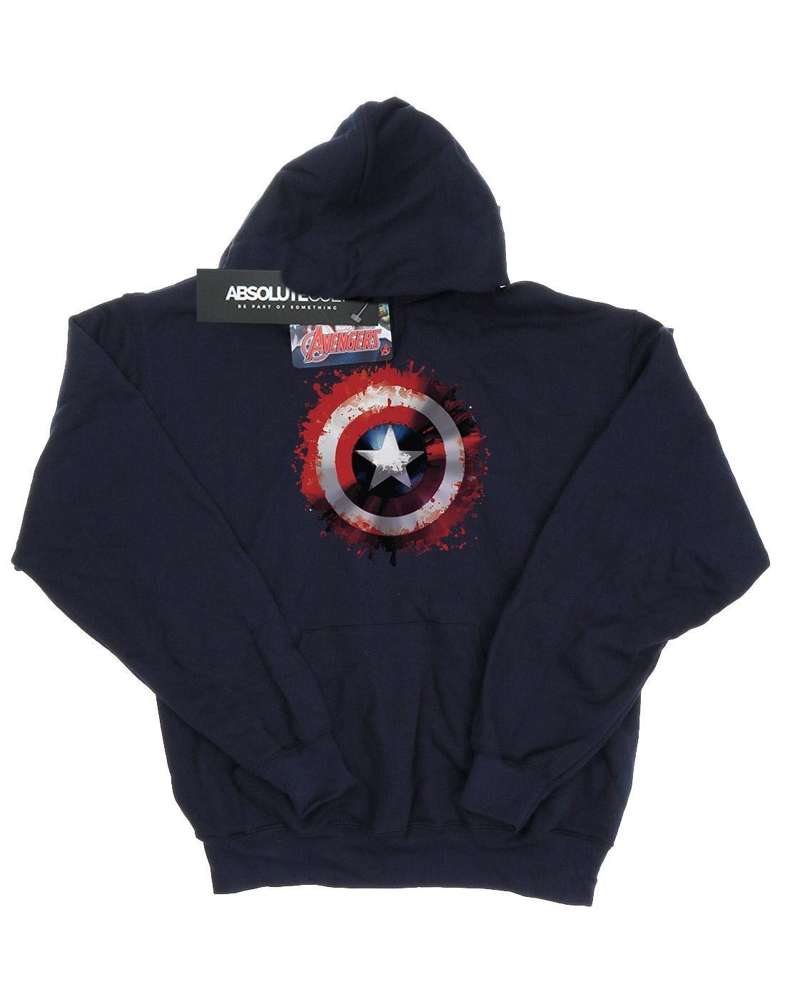 MARVEL  Sweat à capuche AVENGERS CAPTAIN AMERICA ART SHIELD 