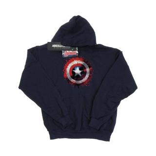 MARVEL  Sweat à capuche AVENGERS CAPTAIN AMERICA ART SHIELD 