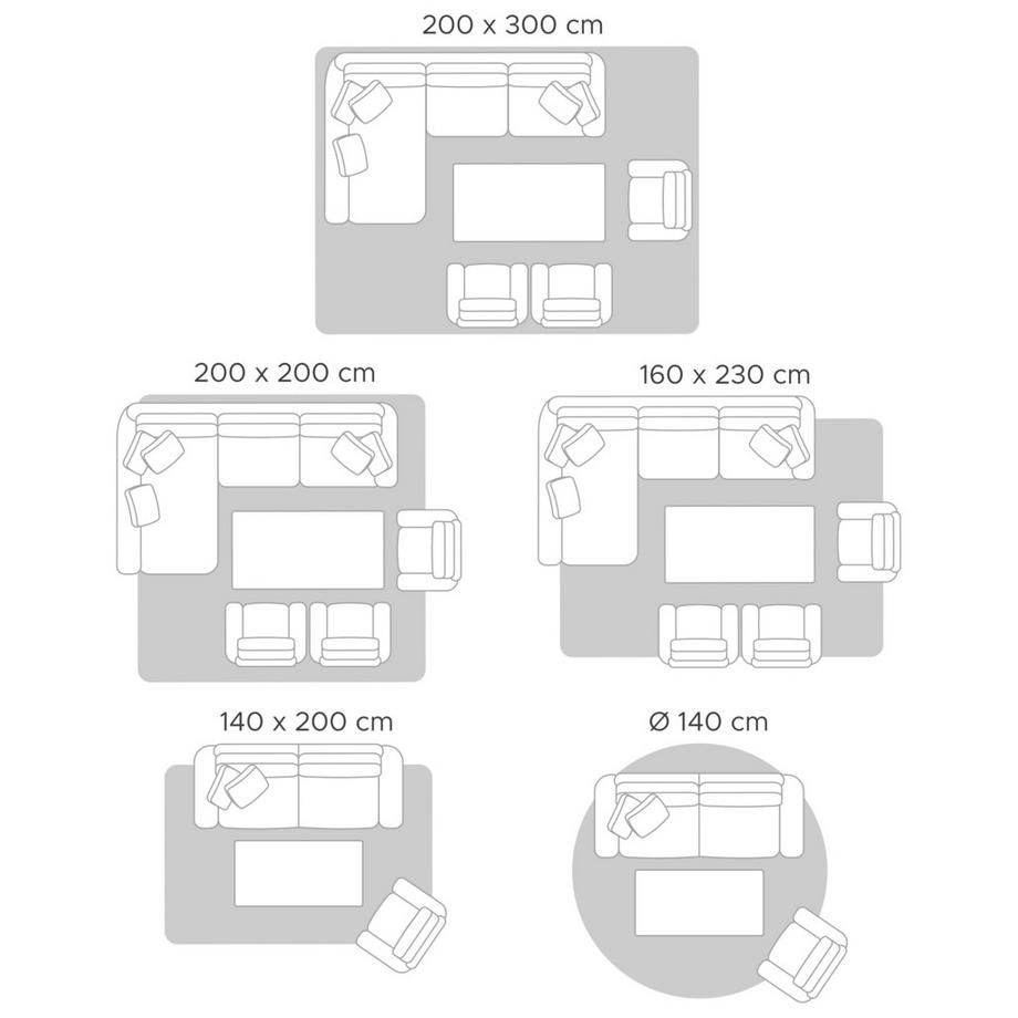 Beliani Tapis en Polyester  ACARLAR  