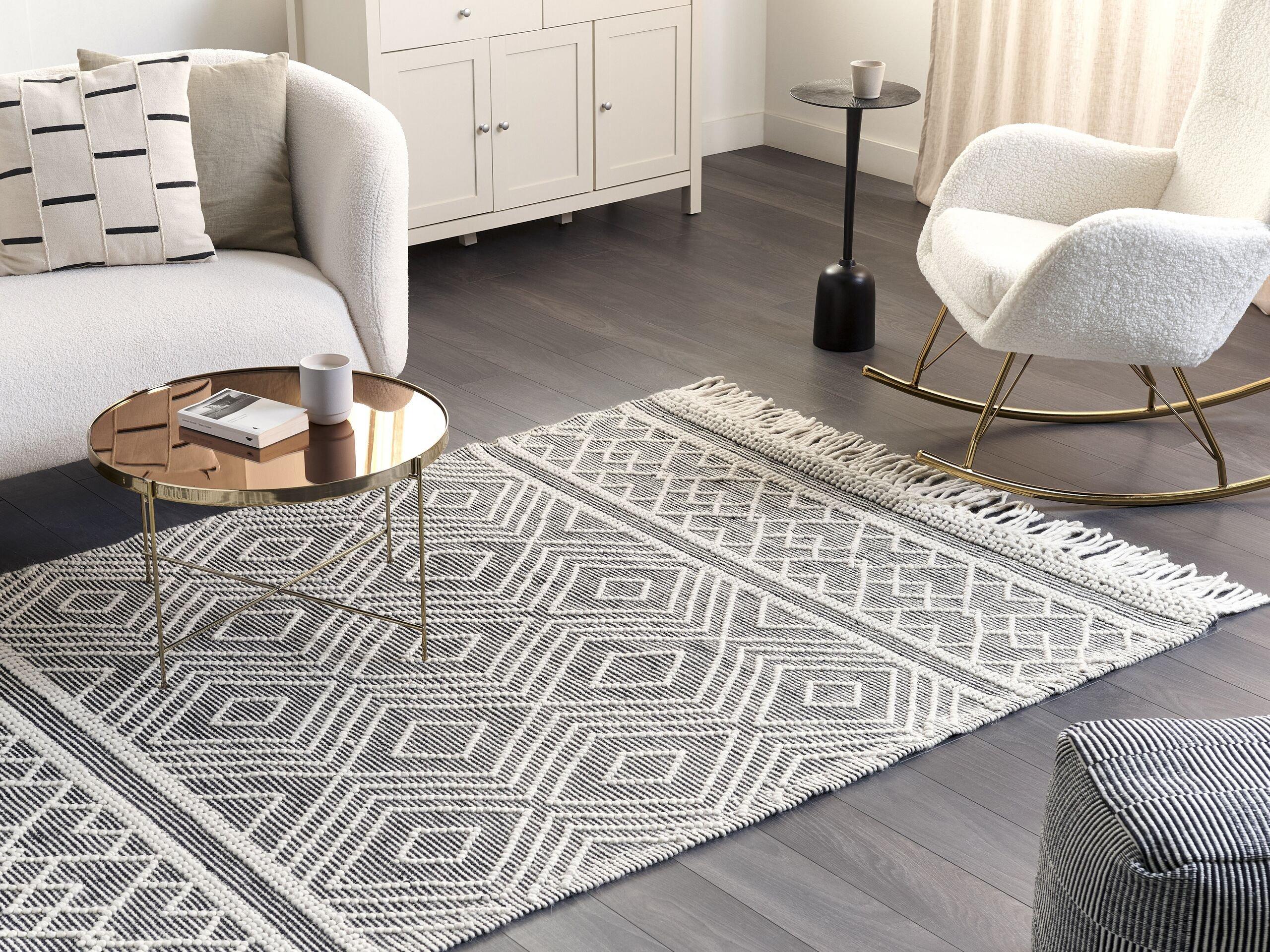 Beliani Tapis en Laine Boho SAVUCA  