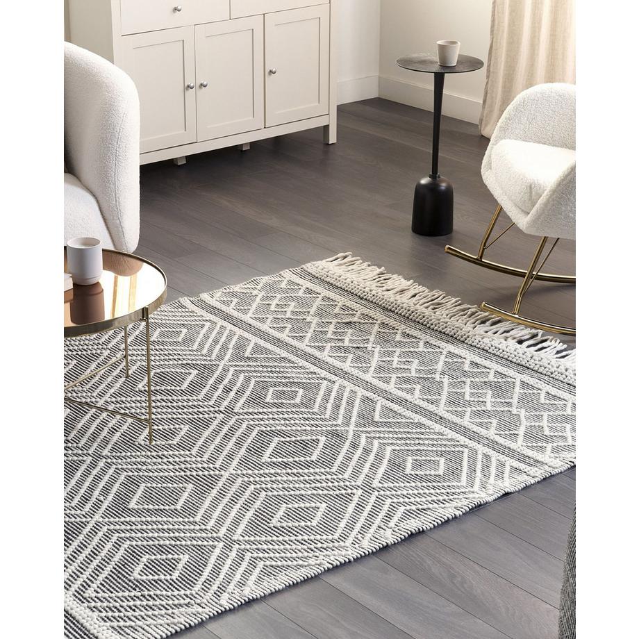 Beliani Tapis en Laine  SAVUCA  