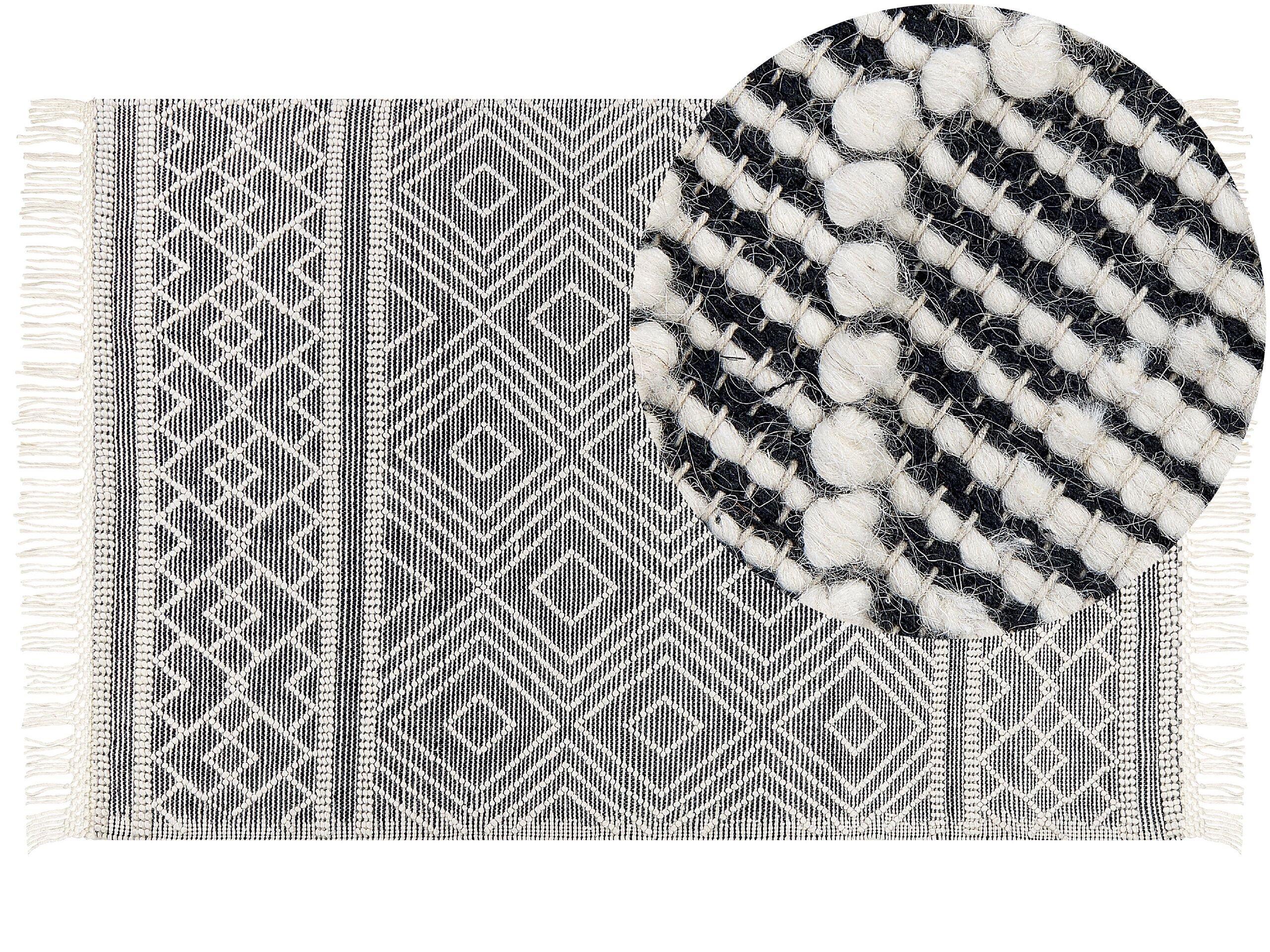 Beliani Tapis en Laine Boho SAVUCA  