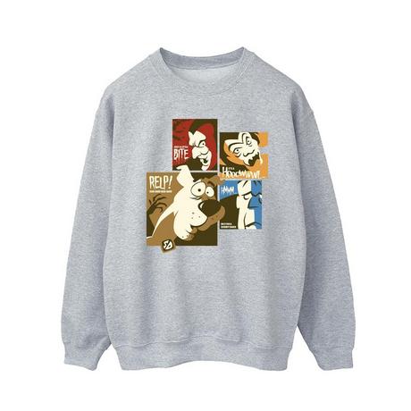 SCOOBY DOO Gesichter Text Regular Fit Sweatshirt  