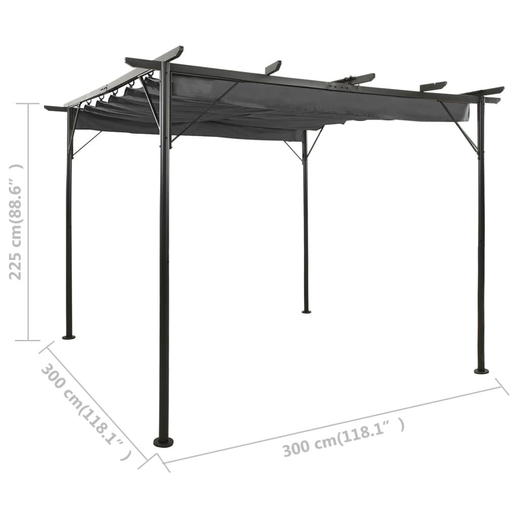 VidaXL  Pergola stahl 