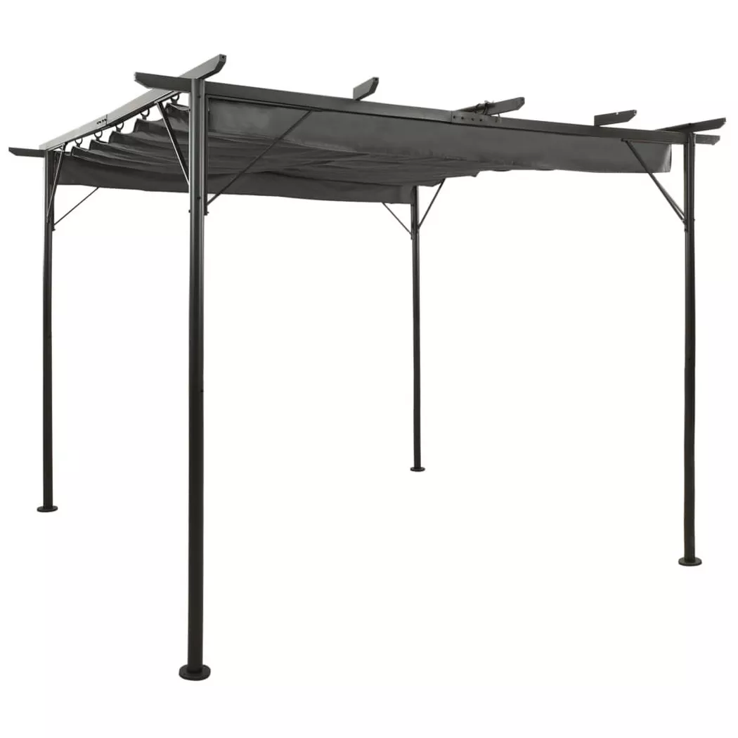 VidaXL - Pergola acier, One Size, Gris