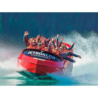 Smartbox  Divertimento outdoor a Interlaken: giro in Jet Boat per famiglie con briefing - Cofanetto regalo 