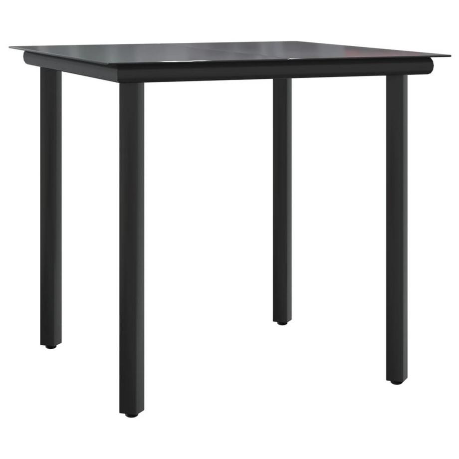 VidaXL Ensemble de salle à manger de jardin rotin synthétique  