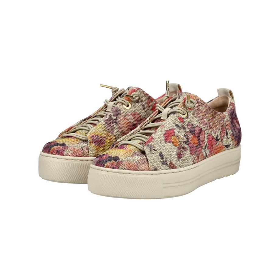 Paul Green Sneaker con zeppa e stampa floreale  