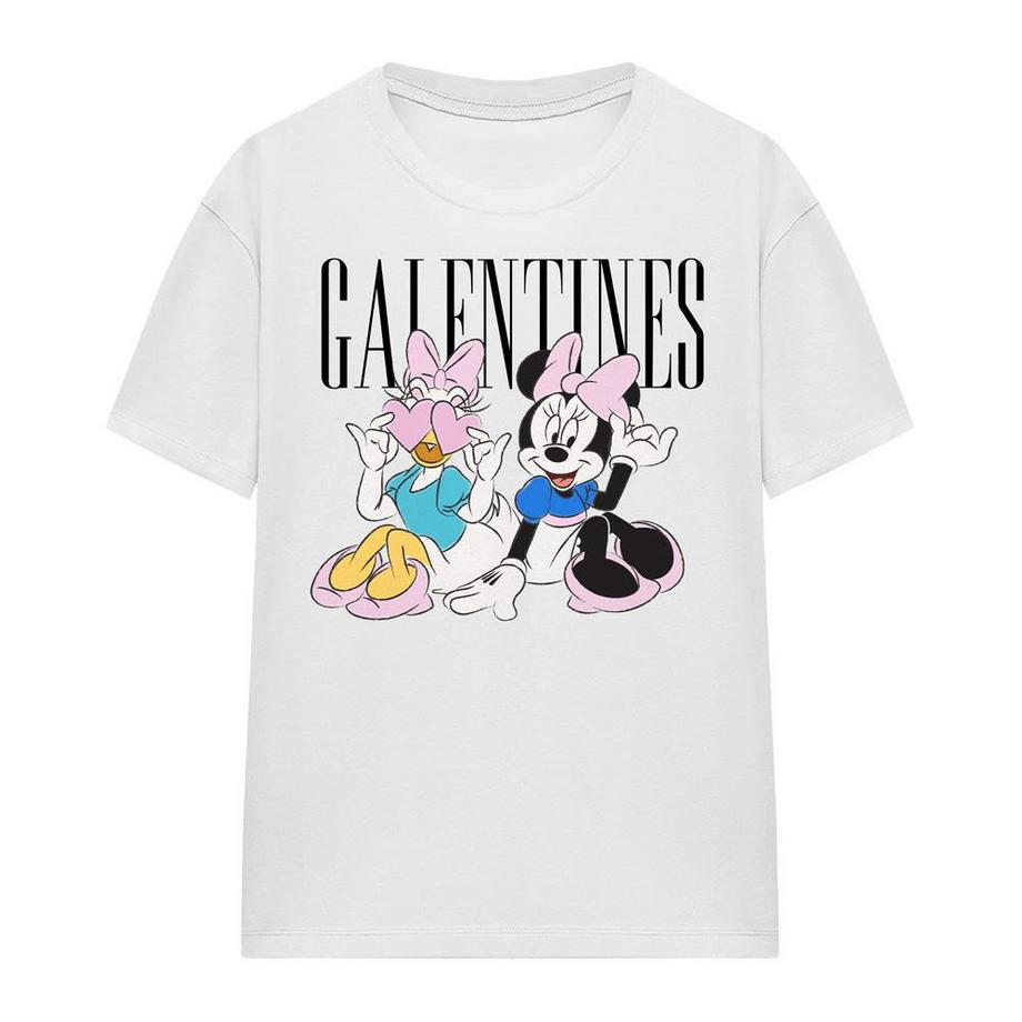 Tshirt SaintValentin motif Minnie Mouse et Daisy GALENTINES