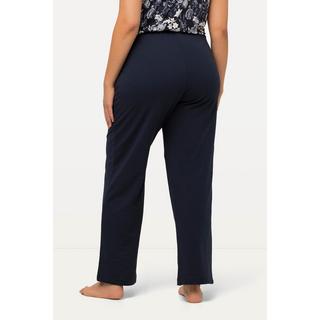 Ulla Popken Pantalon de jogging Jambes droites Taille élastique  