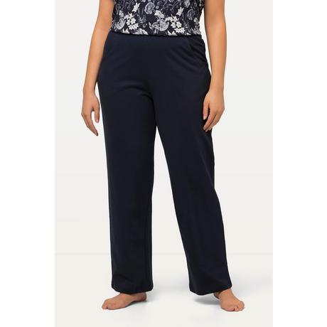 Ulla Popken Pantalon de jogging Jambes droites Taille élastique  