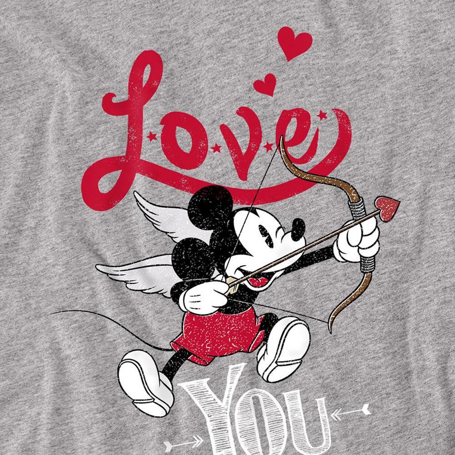 Disney Mickey Mouse Cupidon T-Shirt Manches Longues  