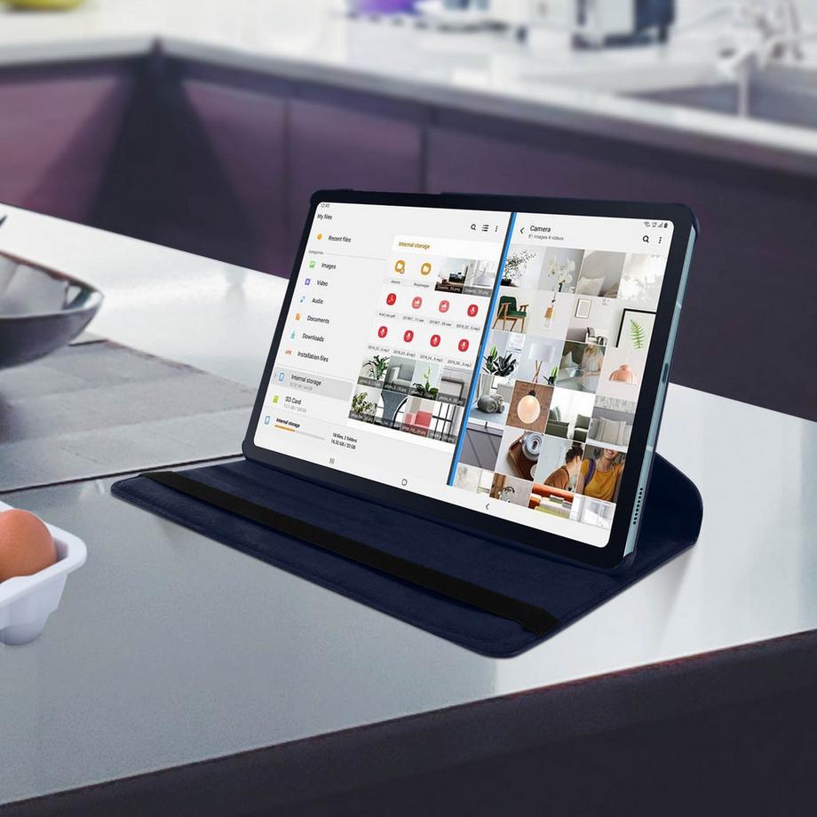 Avizar  Étui Galaxy Tab S6 Lite / Lite 2022 Bleu 